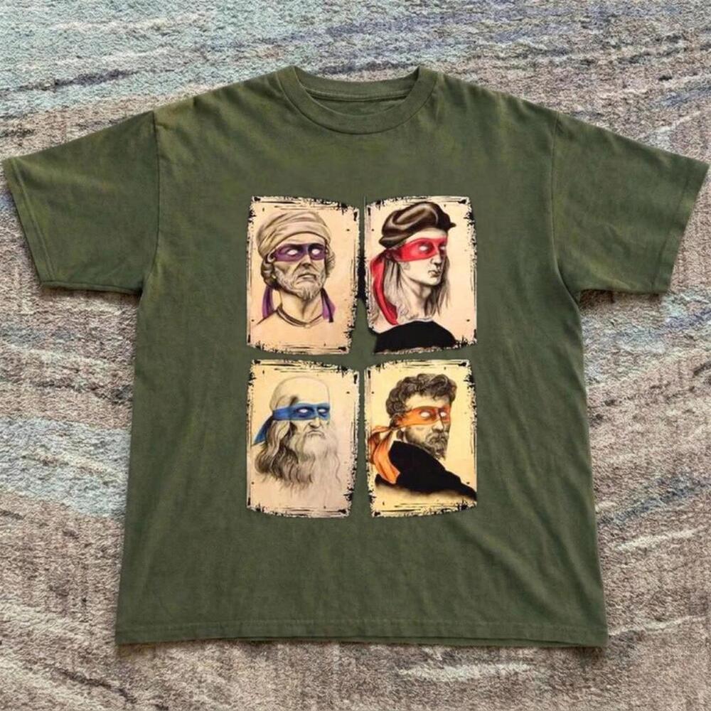 Green Tmnt Teenage Mutant Ninja Turtles Graphic Tee